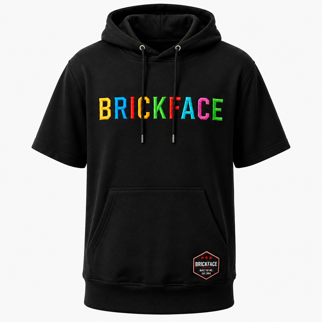 BRICKFACE Colorway Short Sleeve Hoodie